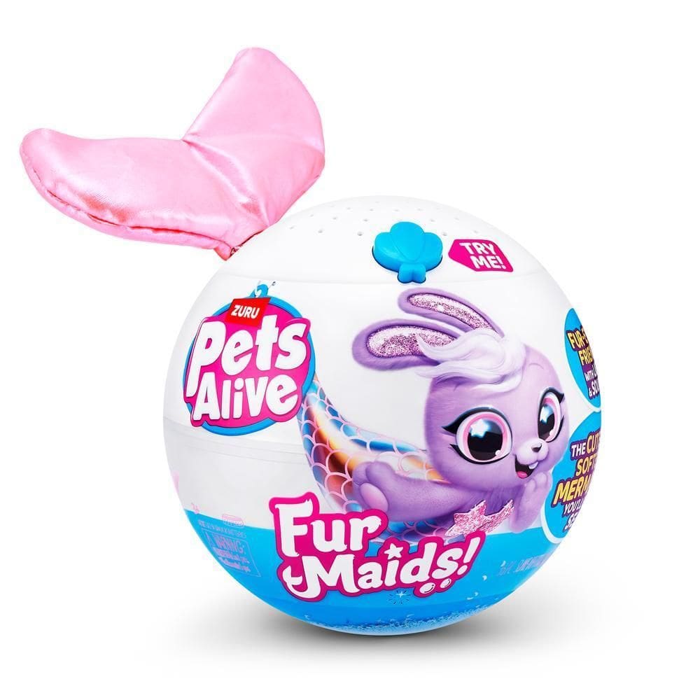 Pelúcia Pets Alive Furmaids - Rosa