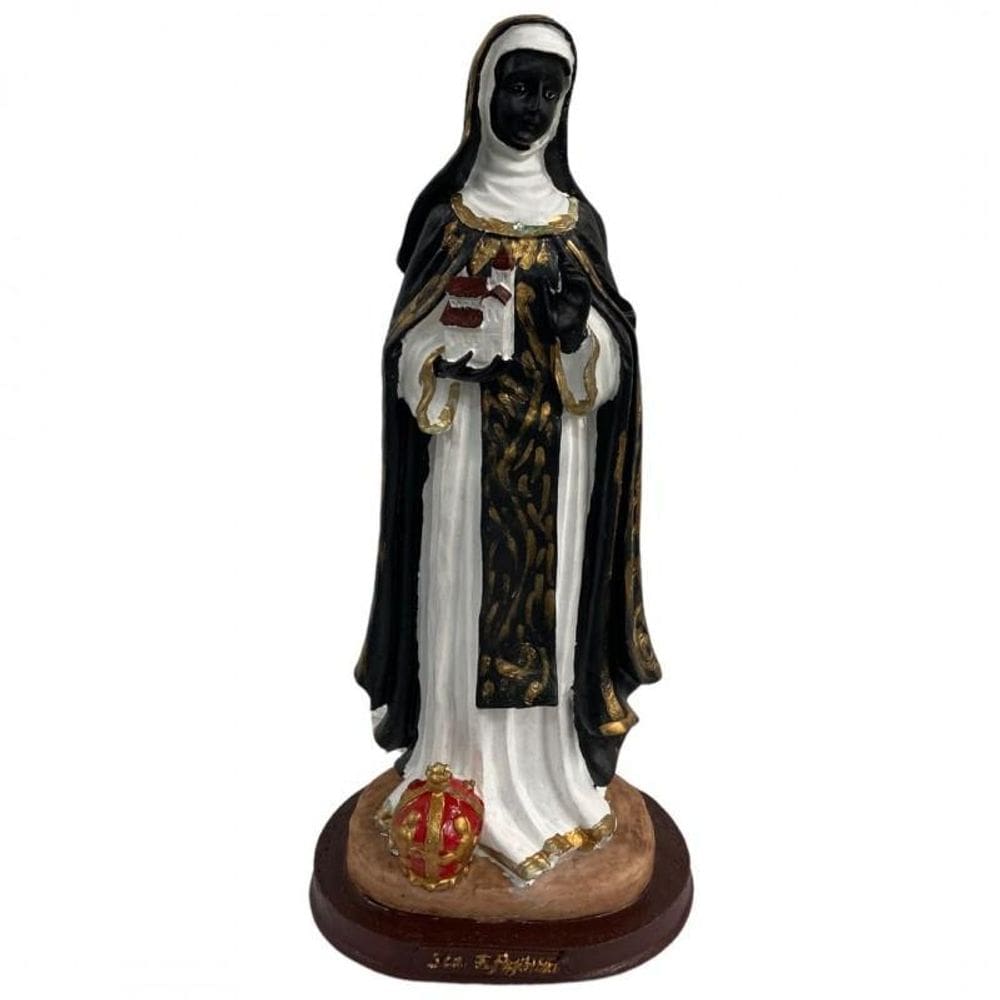 Escultura Santa Efigênia 30 Cm Em Resina