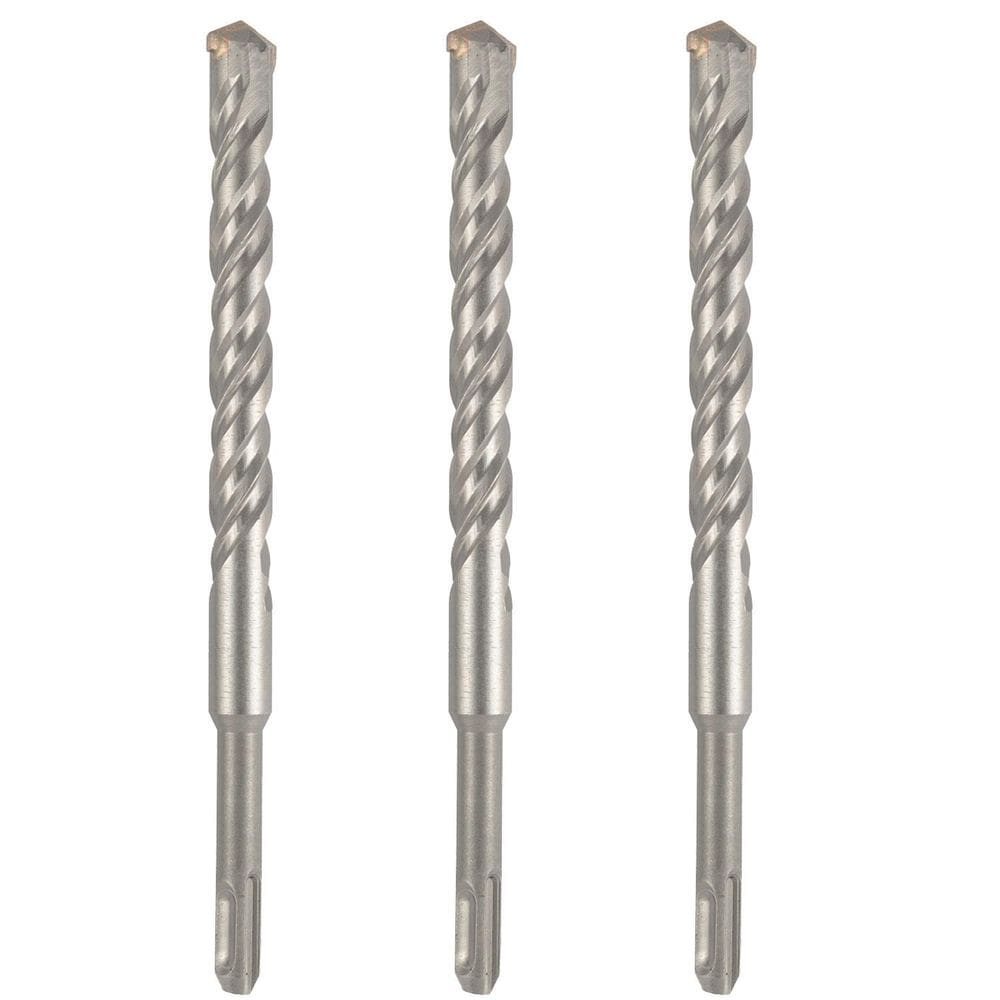 Kit 3 Brocas Sds Plus 20Mm X260Mm Metal Duro Para Martelete