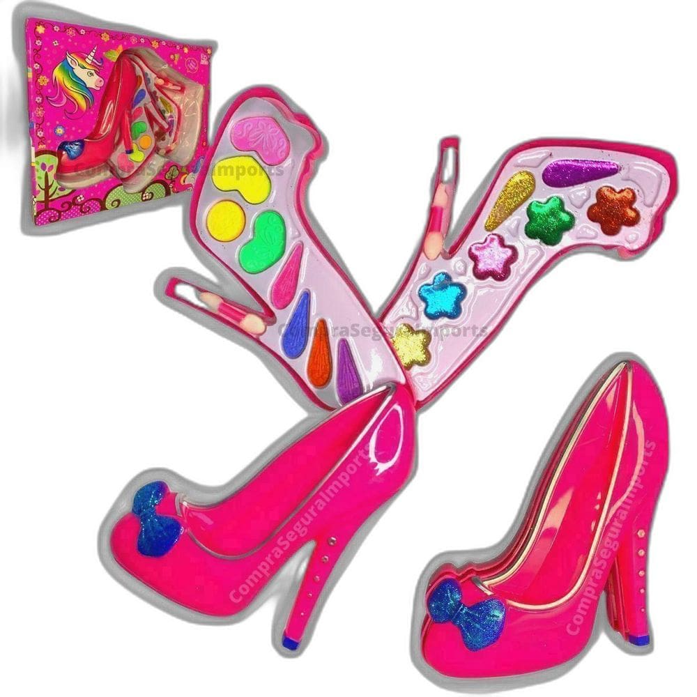 Maquiagem Infantil Antialérgico Sapatinho Com Sombra Batom