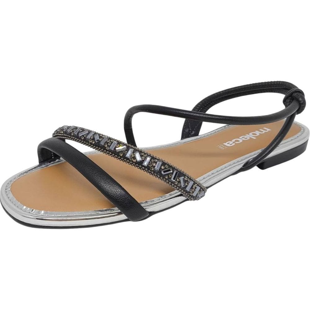 Sandália Feminina Rasteira Conforto Moderna Casual Moleca