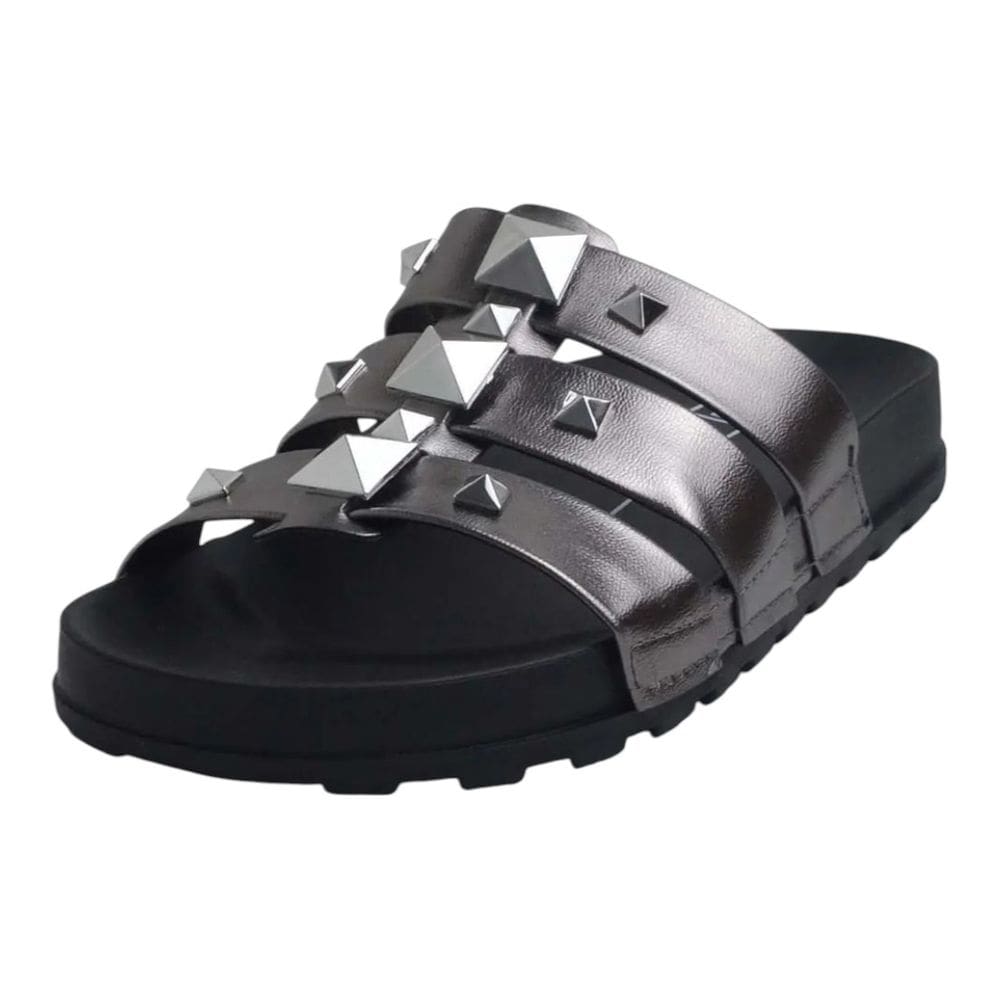 Chinelo Feminino Rasteiro Slide Pins Casual Moleca