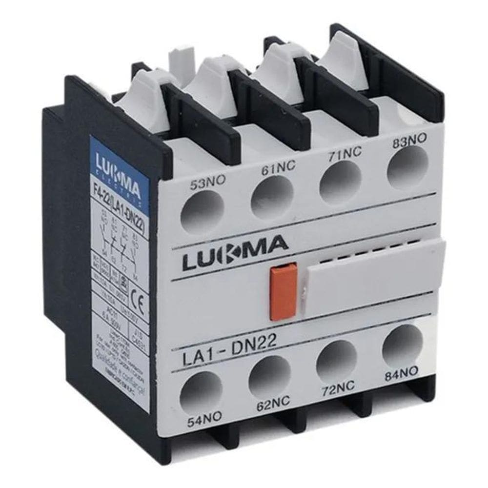 2X Bloco Contato 2Na+2Nf Frontal Para Contator Cjx2