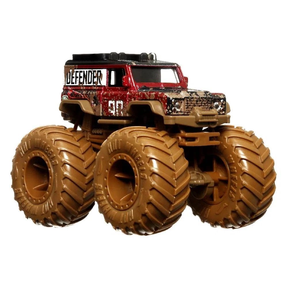 Carrinho Die Cast Hot Wheels Monster Trucks Land Rover  Lama - Mattel