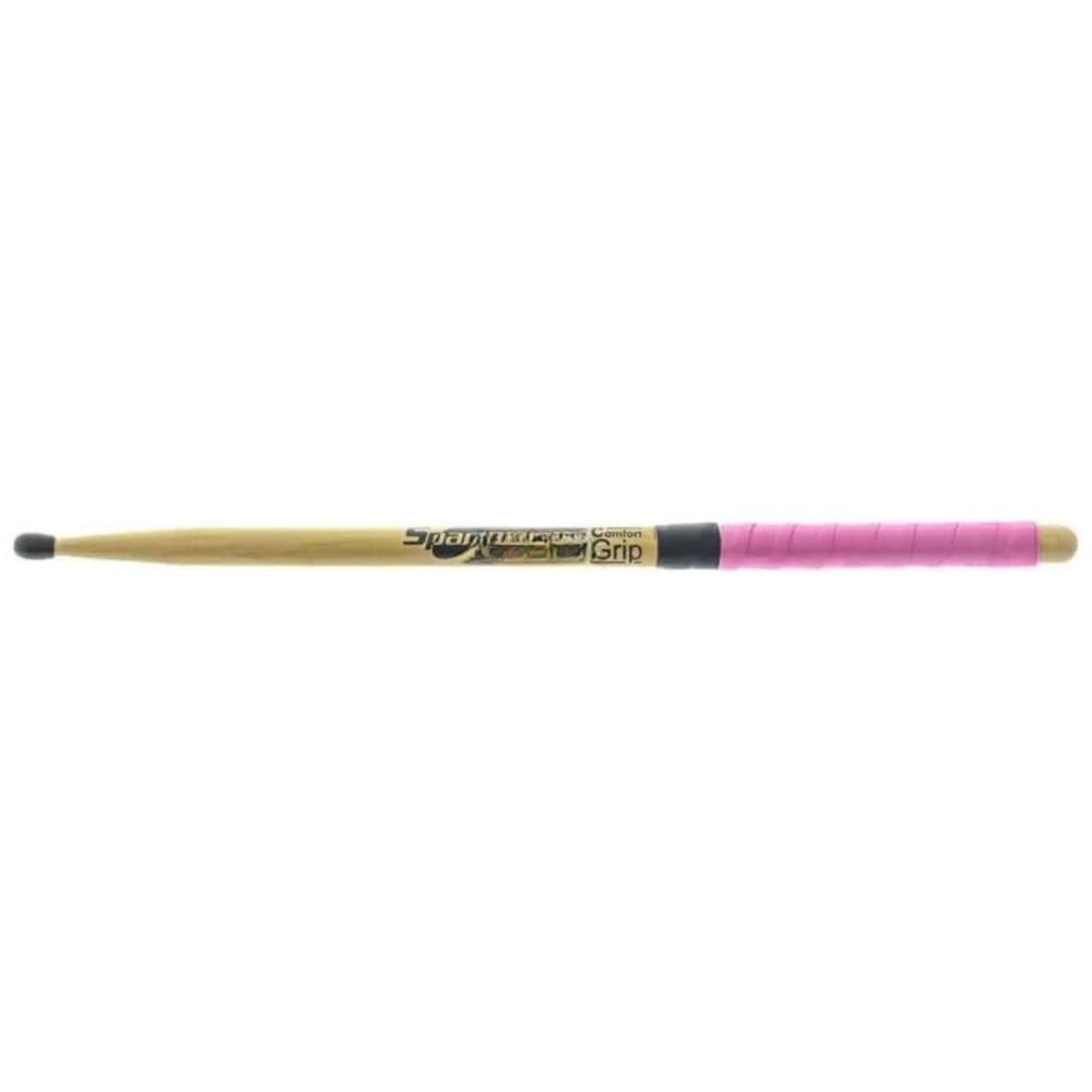 Baqueta 5B Comfort Grip Rosa Natural Ponta Nylon Spanking