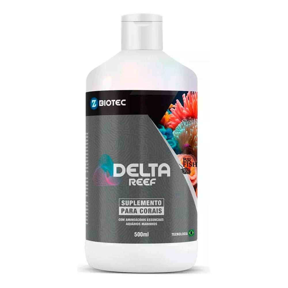 Suplemento Para Corais Delta Reef Aquário Marinho 500Ml