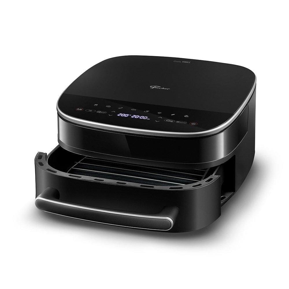 Fritadeira Elétrica Fischer Air Fryer Dual Grill 6L 220V