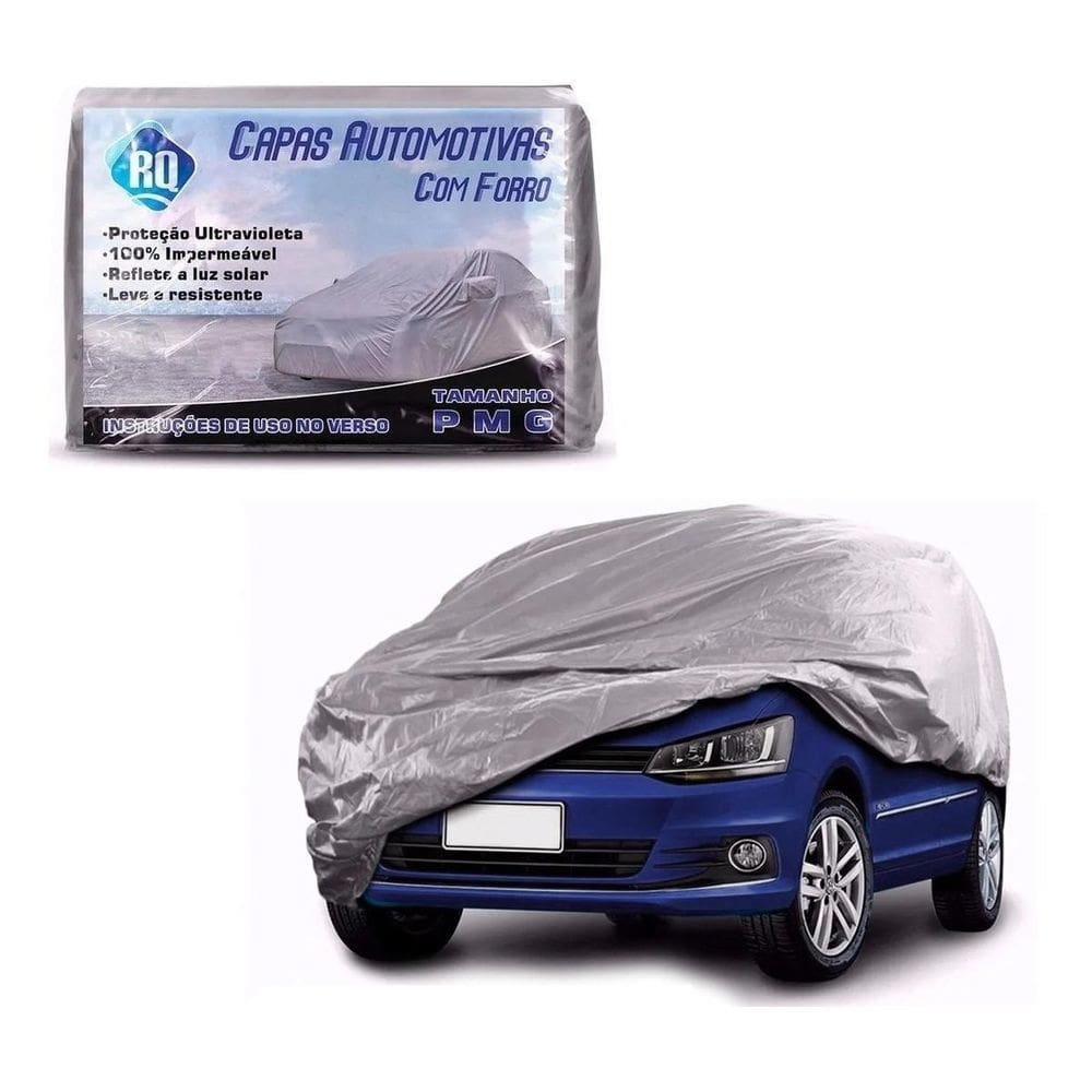 Capa Carro Proteção Tamanho P Impermeável Forro Central