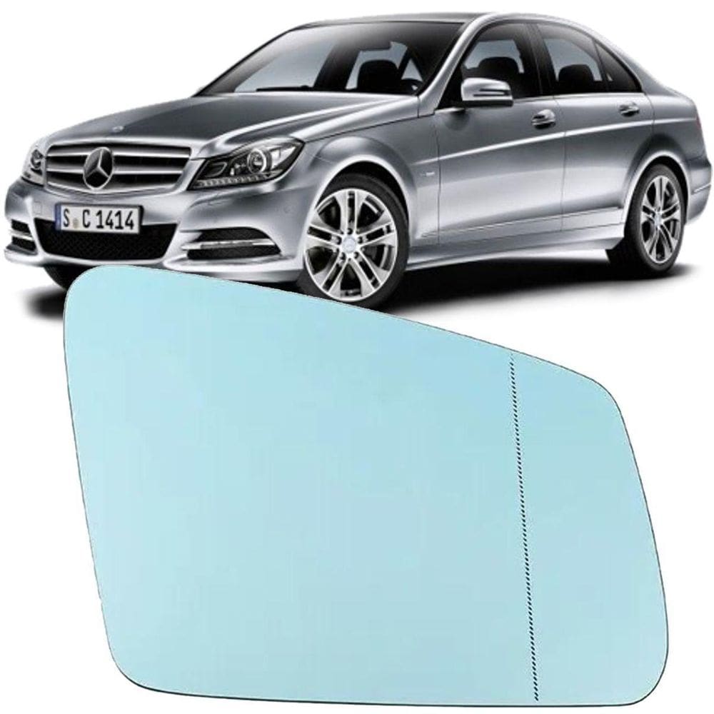 Lente Espelho Retrovisor Mercedes C180 C200 C250 B200 Esq