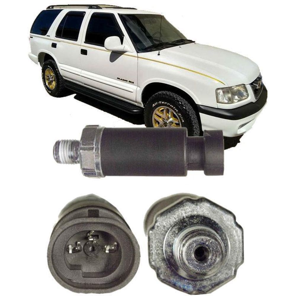 Sensor De Pressão De Oleo Blazer E S10 4.3 1996 2005 3 Pinos