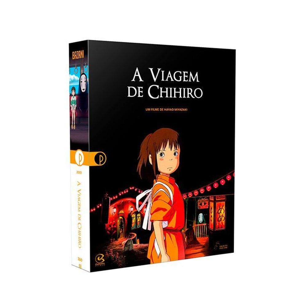 A Viagem De Chihiro Blu-Ray + Dvd + Postêr + Livreto + Cards