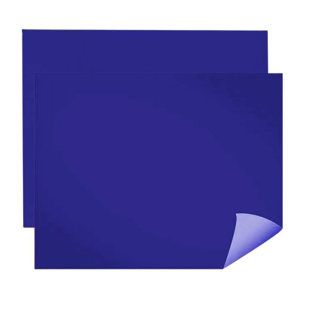 Kit Com 109 Folhas De Papel Dobradura Azul 60Cm X 50Cm
