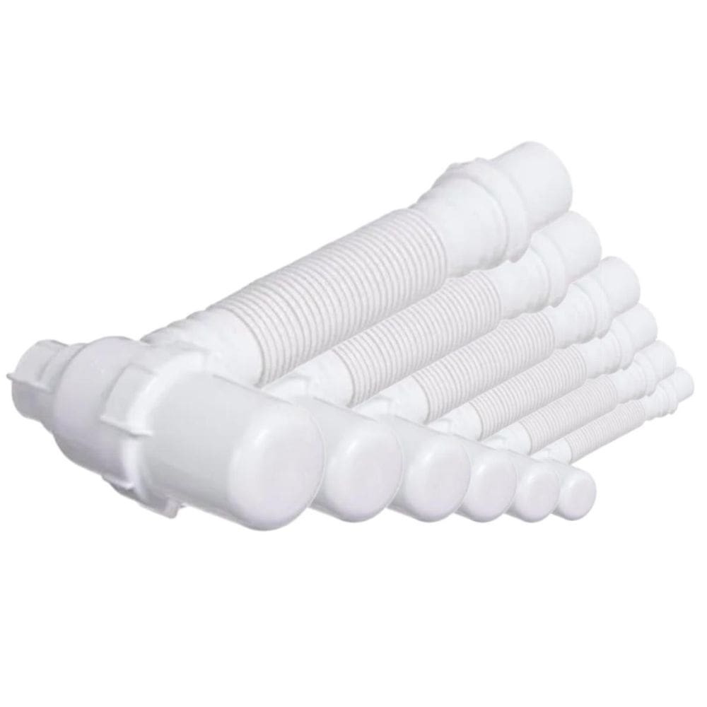 Kit 6 Un Sifão Copo Sanfonado Para Pias/Lavatórios Astra
