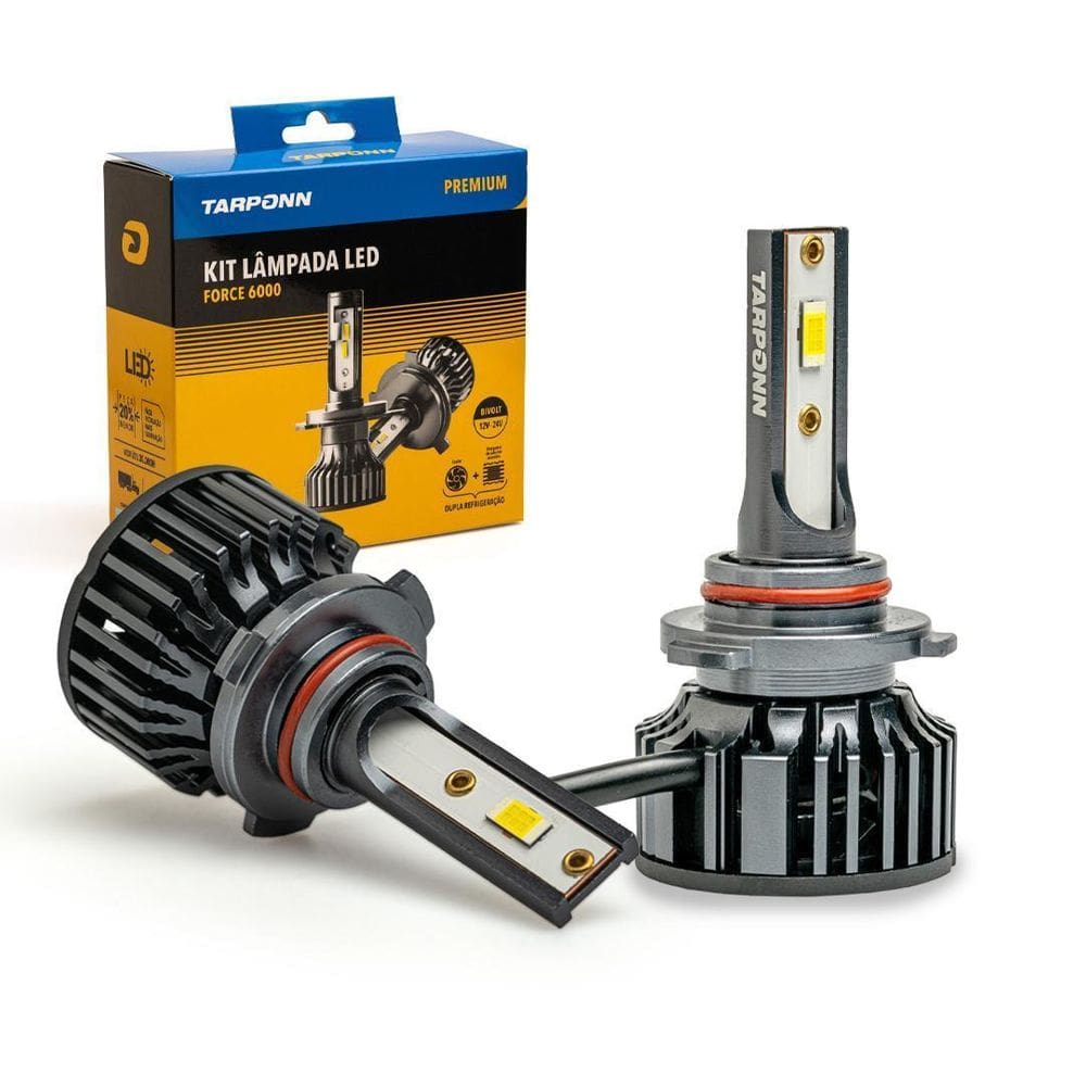 Ultra Led Force Tarponn 9.000 Lumens 45W 6000K Hb3 Hb4