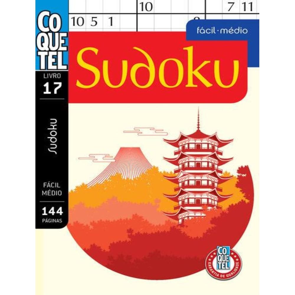 Livro Coquetel Sudoku Facil/Medio 17