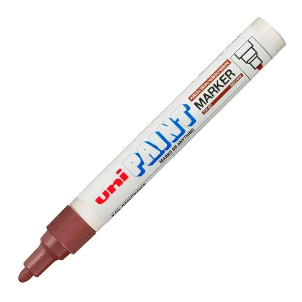 Pincel marcador permanente marrom PX 20 Uni Paint