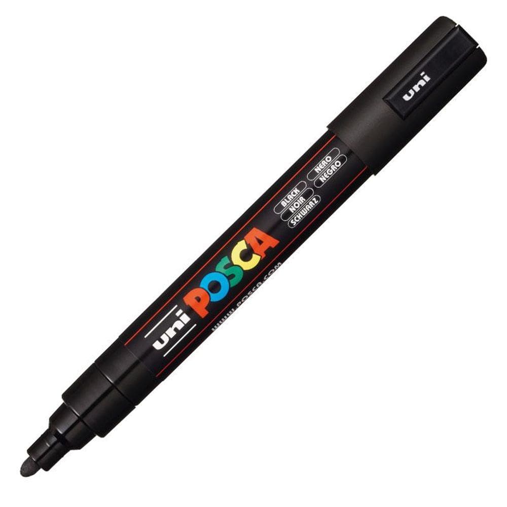 Caneta Posca PC 5M preta Uni Ball