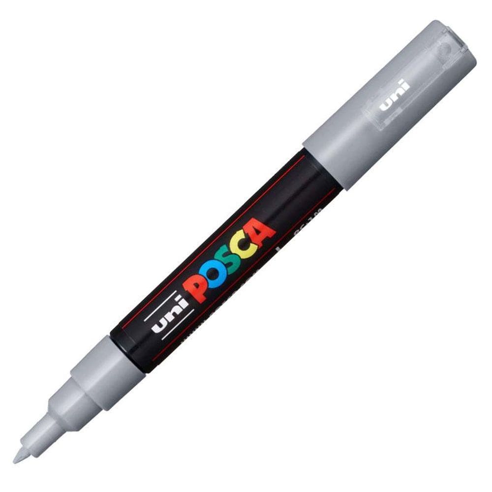 Caneta Posca PC 1M prata Uni Ball