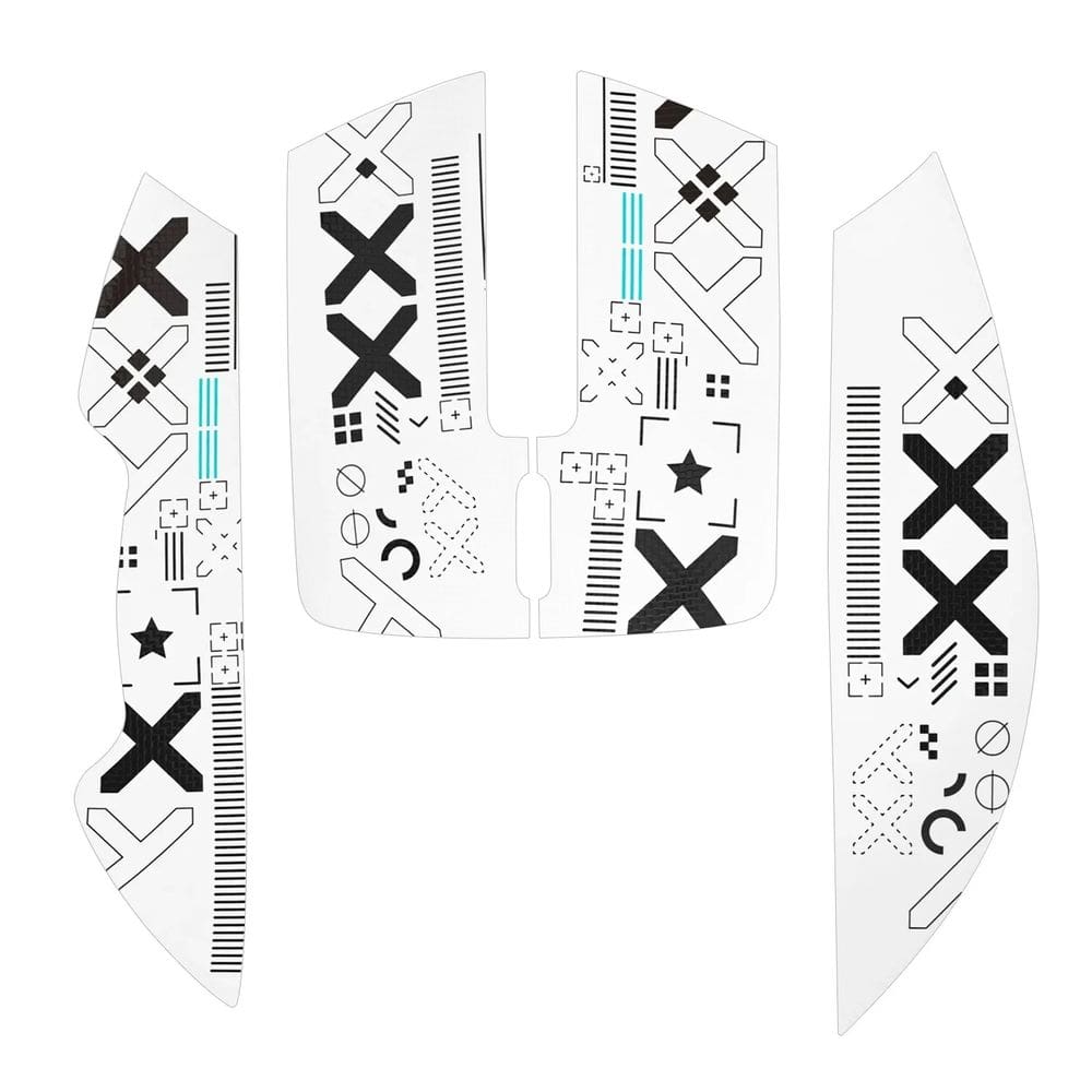 Adesivos Grip Tape Antiderrapantes p/ Mouse Attack Shark X11 Branco