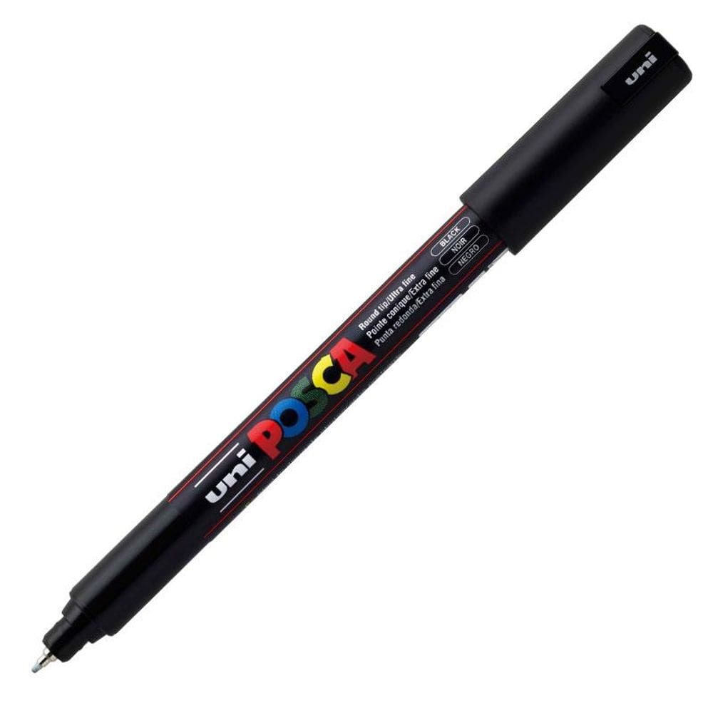 Caneta Posca PC 1MR preto Uni Ball