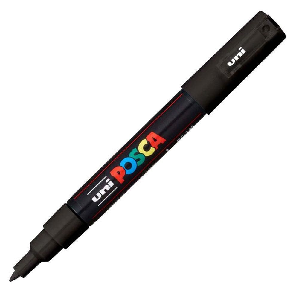 Caneta Posca PC 1M preto Uni Ball