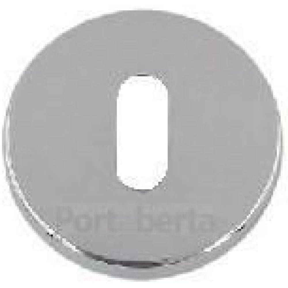 Kit Roseta Avulsa Fechadura Interna Imab Cromada Redonda 066