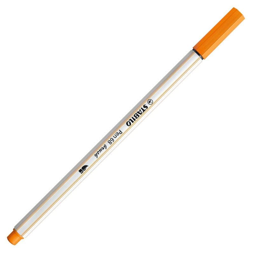 Caneta Pen Brush Aquarelável 56854 Laranja Stabilo