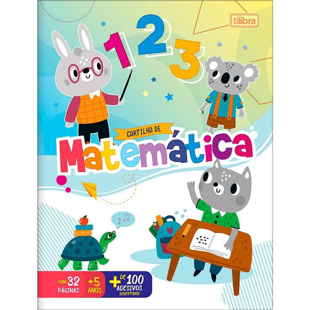 Caderno de atividades Matemática com 16 fls Tilibra