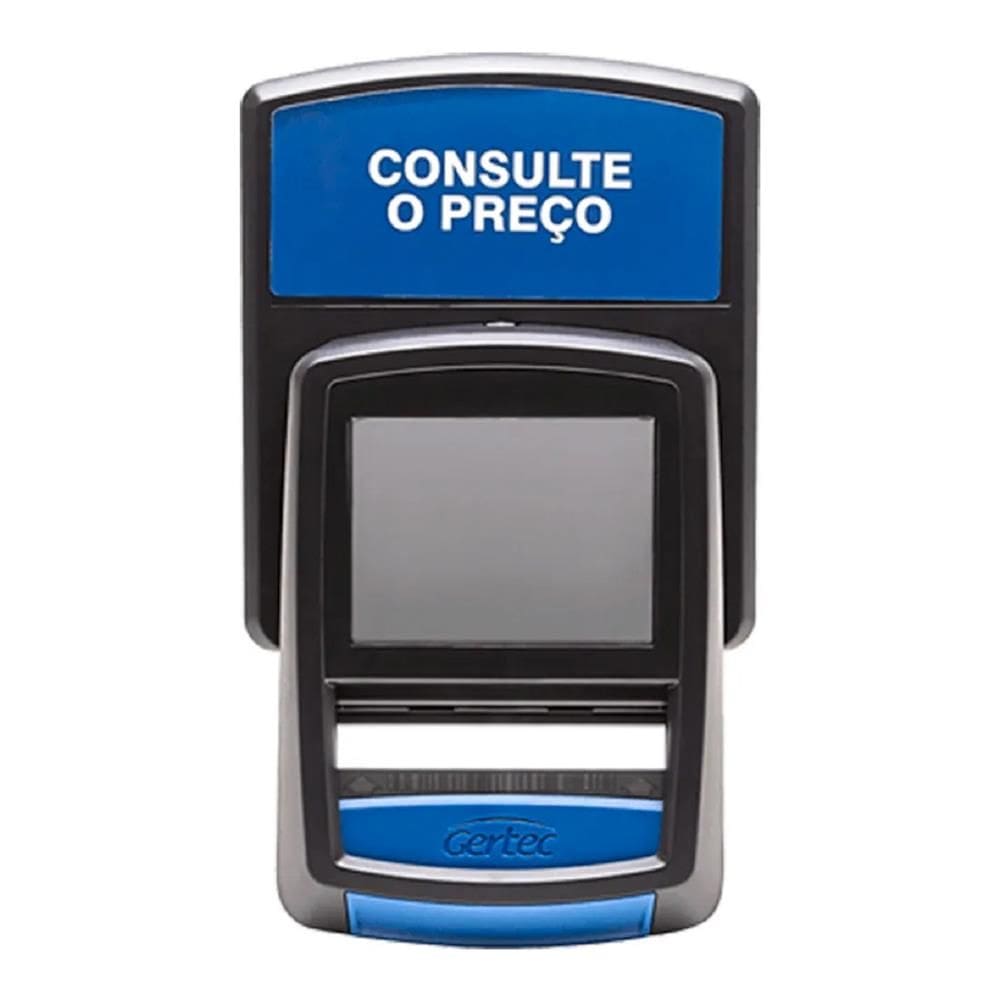 Terminal Consulta Gertec Busca Preço G2E, Ethernet e Wi-Fi, Bluetooth, Display colorido, Preto e Azul