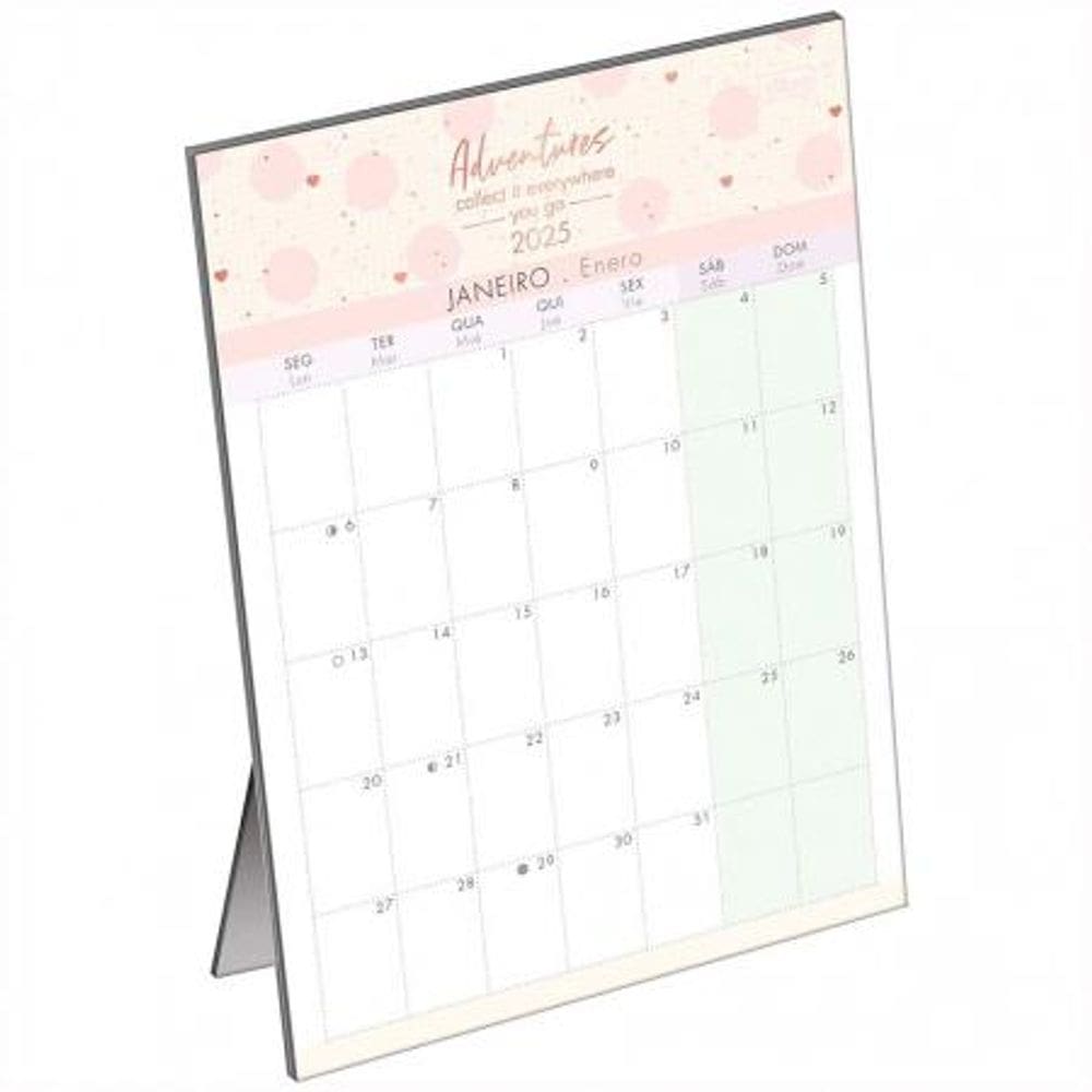 Calendário planner de mesa Soho 2026 Tilibra