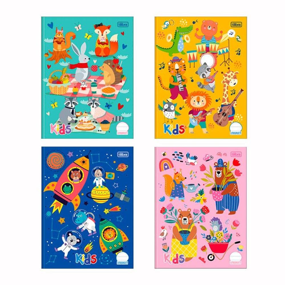 Caderno brochura capa dura linguagem Sapeca 40 fls Tilibra