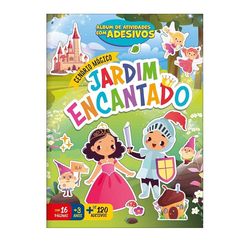Caderno de atividades Cenário Mágico Jardim 8 fls Tilibra