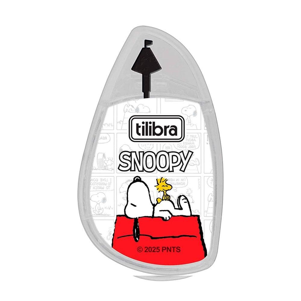 Corretivo em fita Snoopy - 5mm X 5m - Tilibra