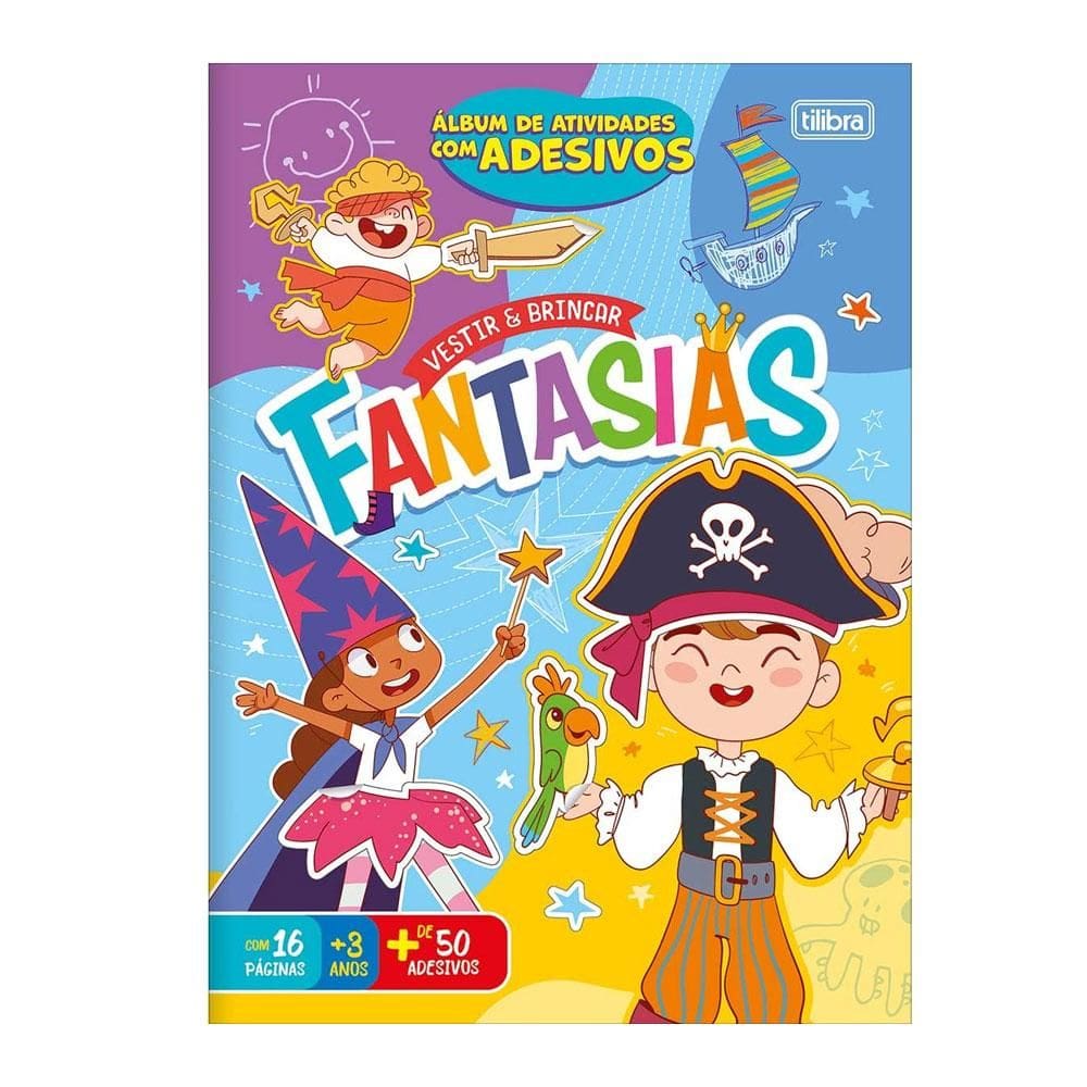 Atividades Vestir e Brincar Fantasias 8 fls Tilibra