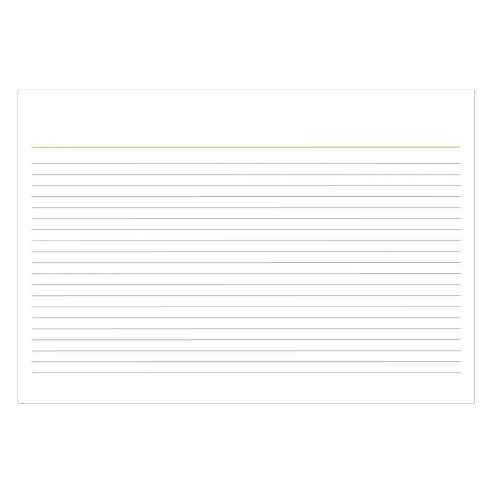 Ficha pautada 6x9 pacote com 100 folhas Tilibra