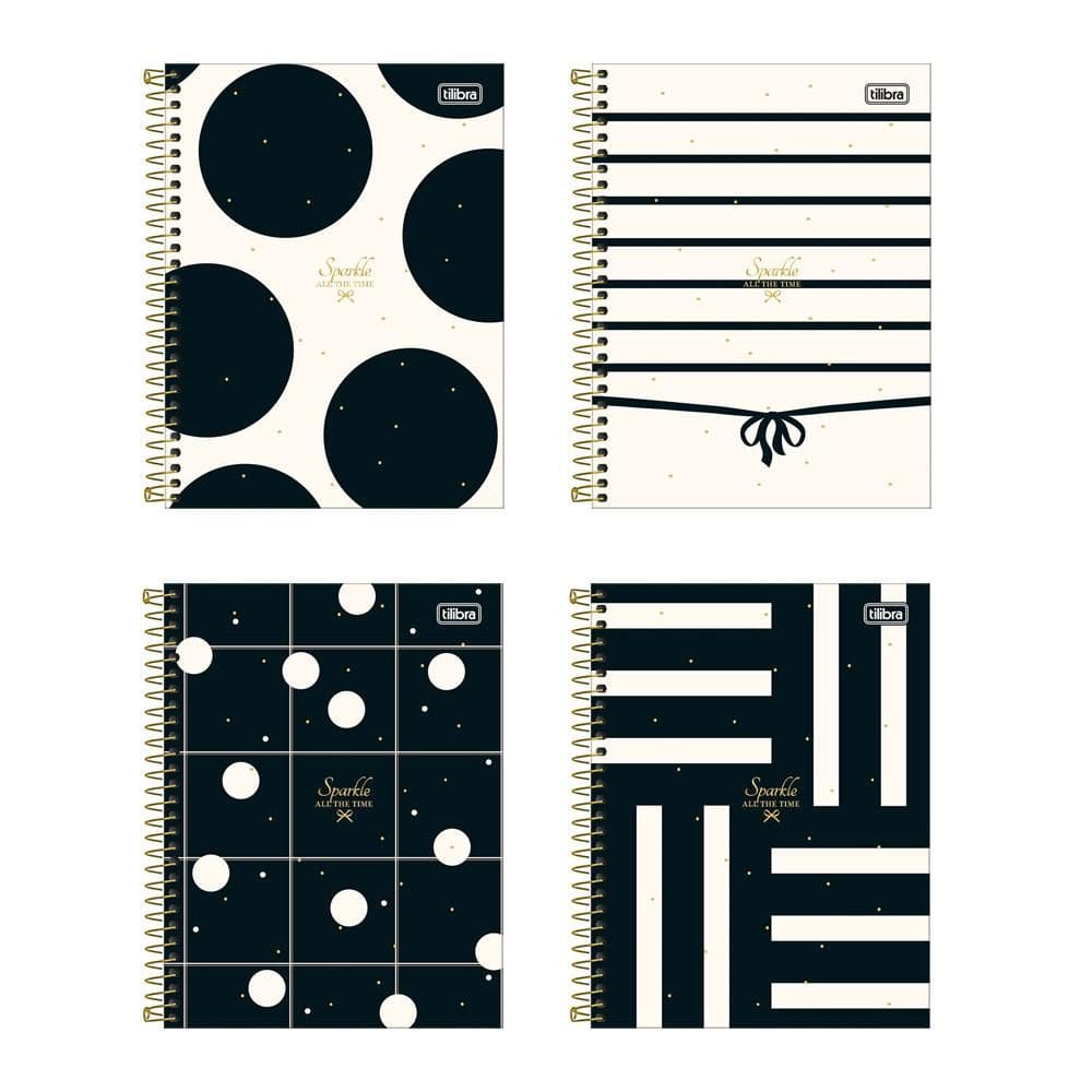 Caderno colegial capa dura 10x1 160 fls West Village Tilibra