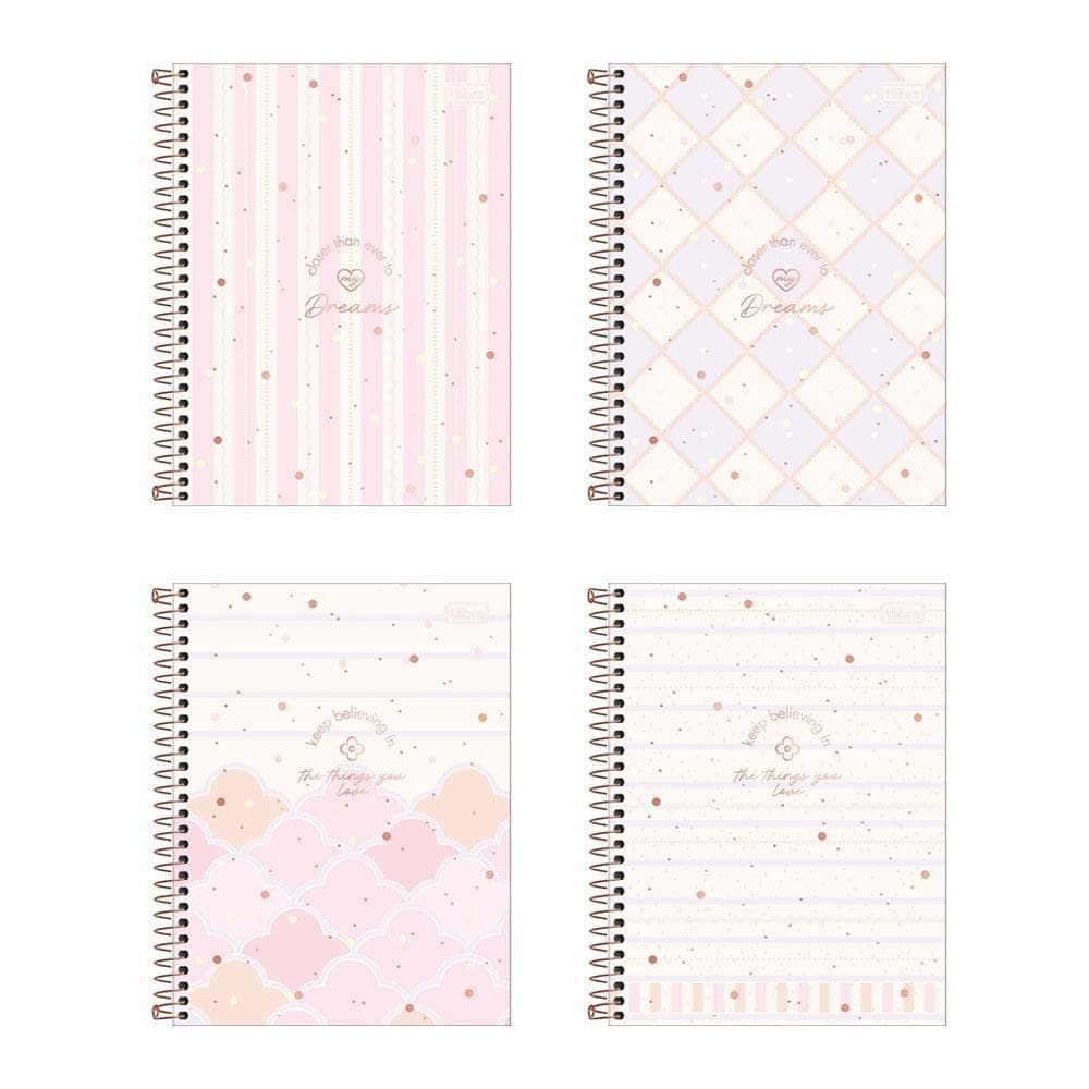 Caderno colegial capa dura 10x1 160 folhas Soho Tilibra