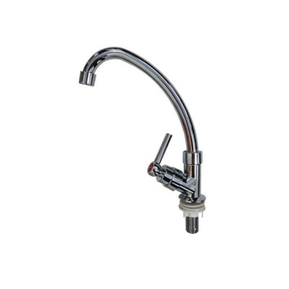 Torneira Cozinha Sorte C60 Mesa Bancada Abscromada 1/4 Volta