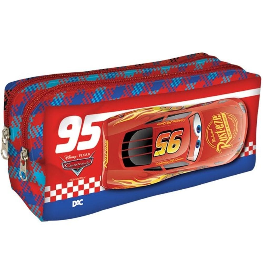 Estojo Duplo Carros
