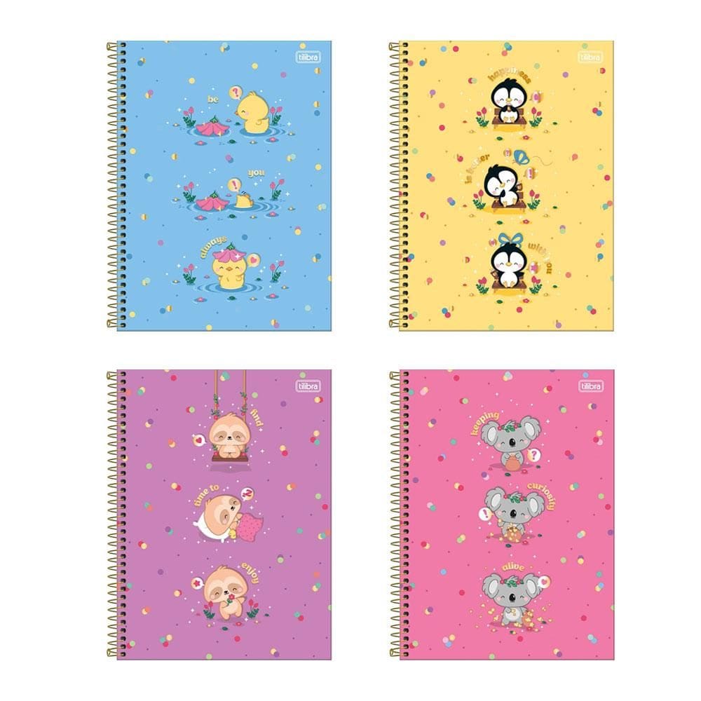 Caderno espiral universitário 10x1 160 fls Mellow Tilibra