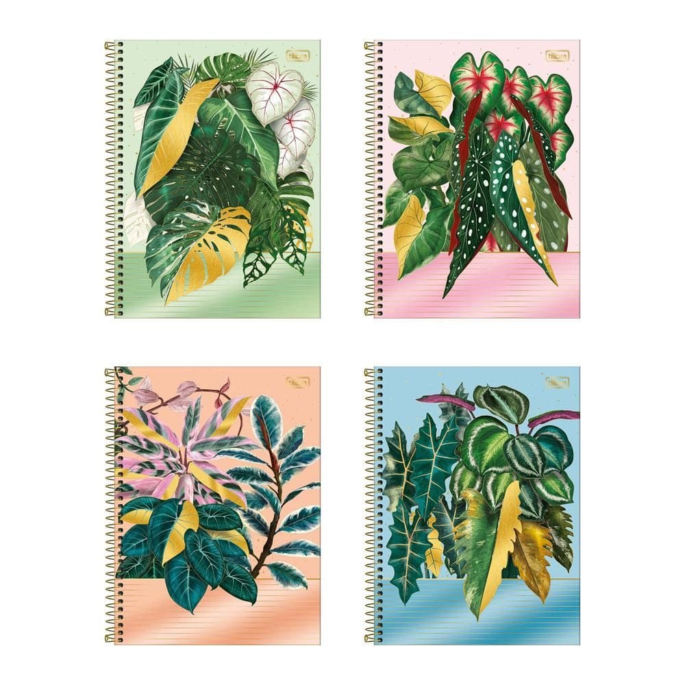 Caderno espiral capa dura univ 1x1 80 fls Naturalis Tilibra