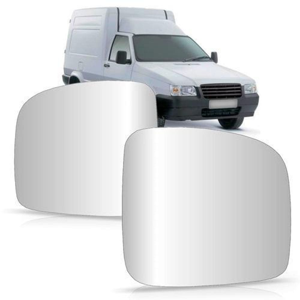 Lente Do Espelho Retrovisor Fiorino 2012 2013 Vidro Com Base