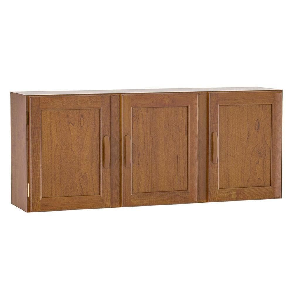 Armário Aéreo De Cozinha 3 Portas 100% Madeira Maciça Karina Imbuia Fosco