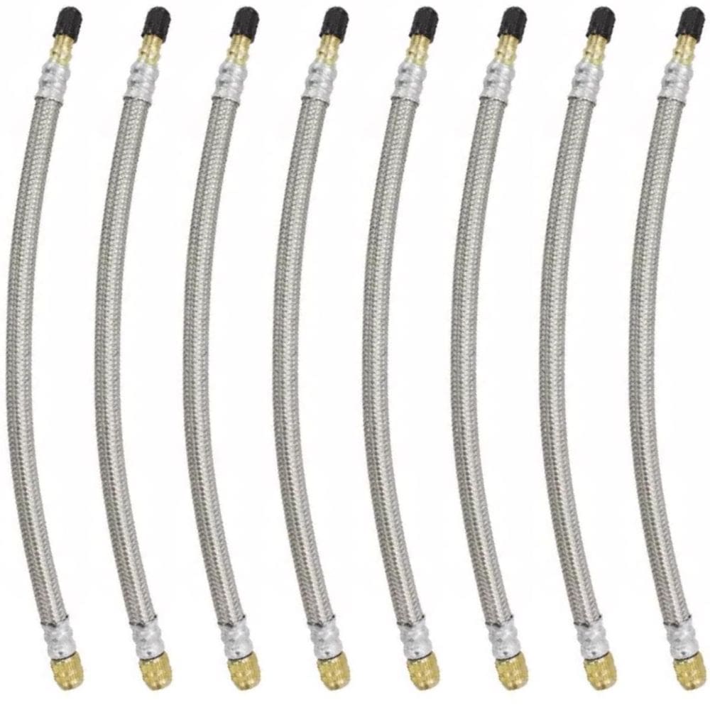 8 Prolongador Extensão Flexível Malha De Aço 270Mm