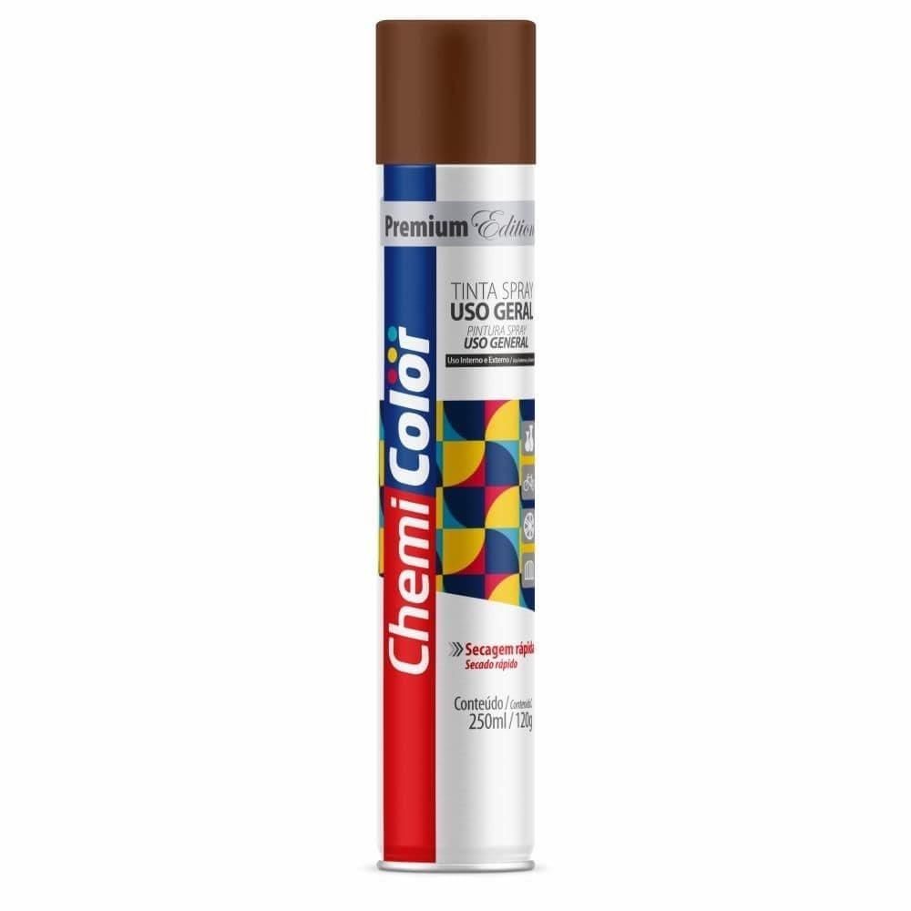 Tinta Spray Chemicolor Uso Geral Marrom 250ml