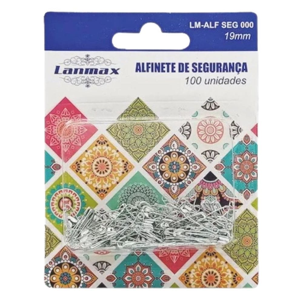 Alfinete De Segurança Patchwork Costura Scrapbook 19Mm 100Un