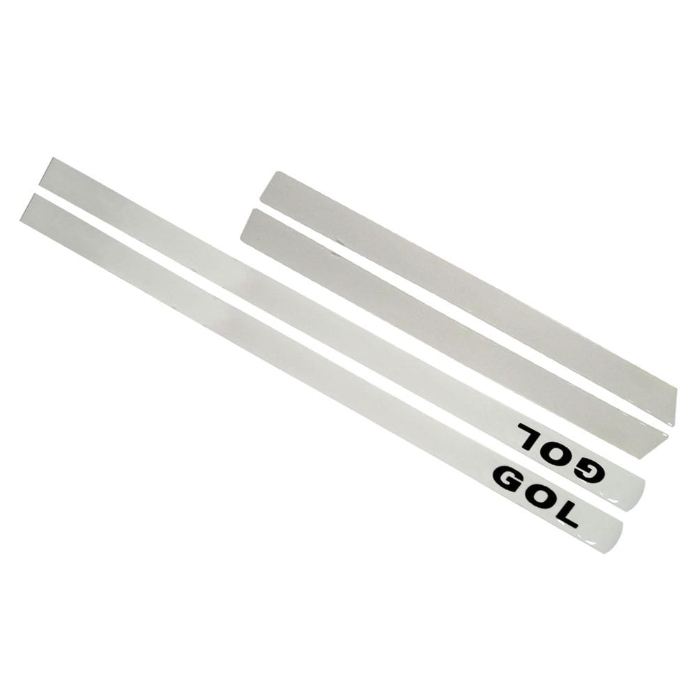 Jogo Adesivo Friso Lateral Gol G6 4 Portas Transparente