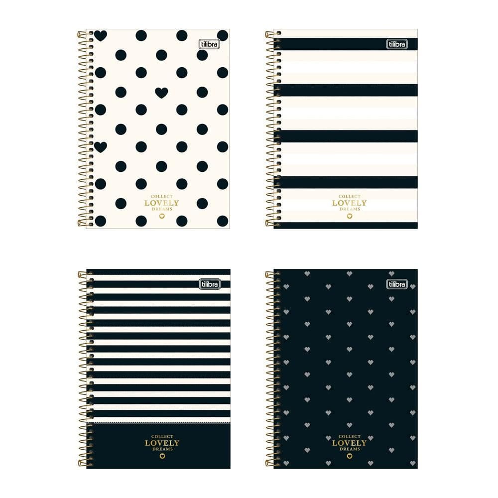 Caderno espiral capa dura 1/4 80 folhas West Village Tilibra