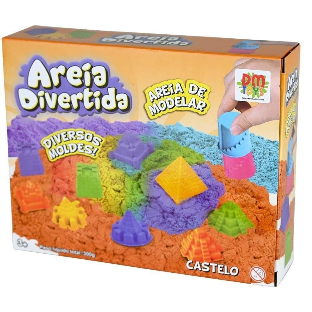 Areia Divertida Castelo 300g - Dm Toys Unica Areia Divertida Castelo 300g - Dm Toys