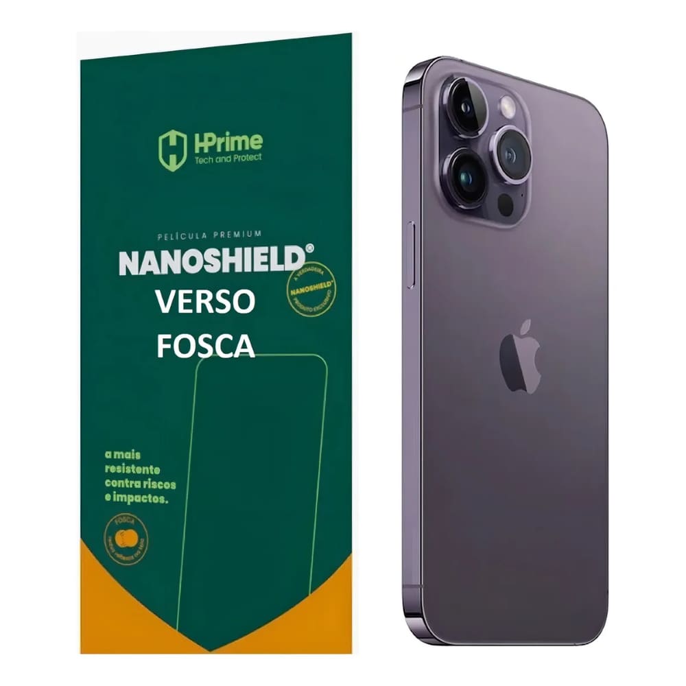 Película Hprime P/ IPhone 14 Nanoshield Fosca Traseira